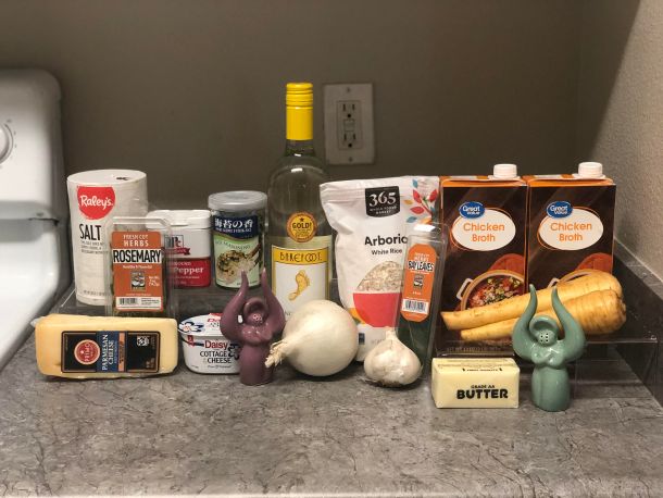 Cooking Eorzea | Cheese Risotto Ingredients