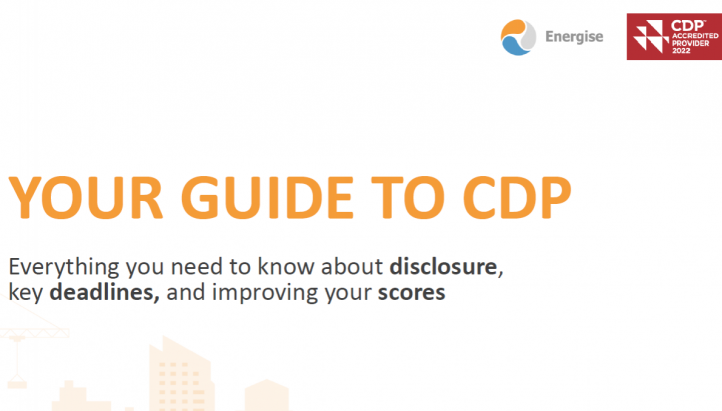 Energise’s A to Z Guide to CDP Reporting